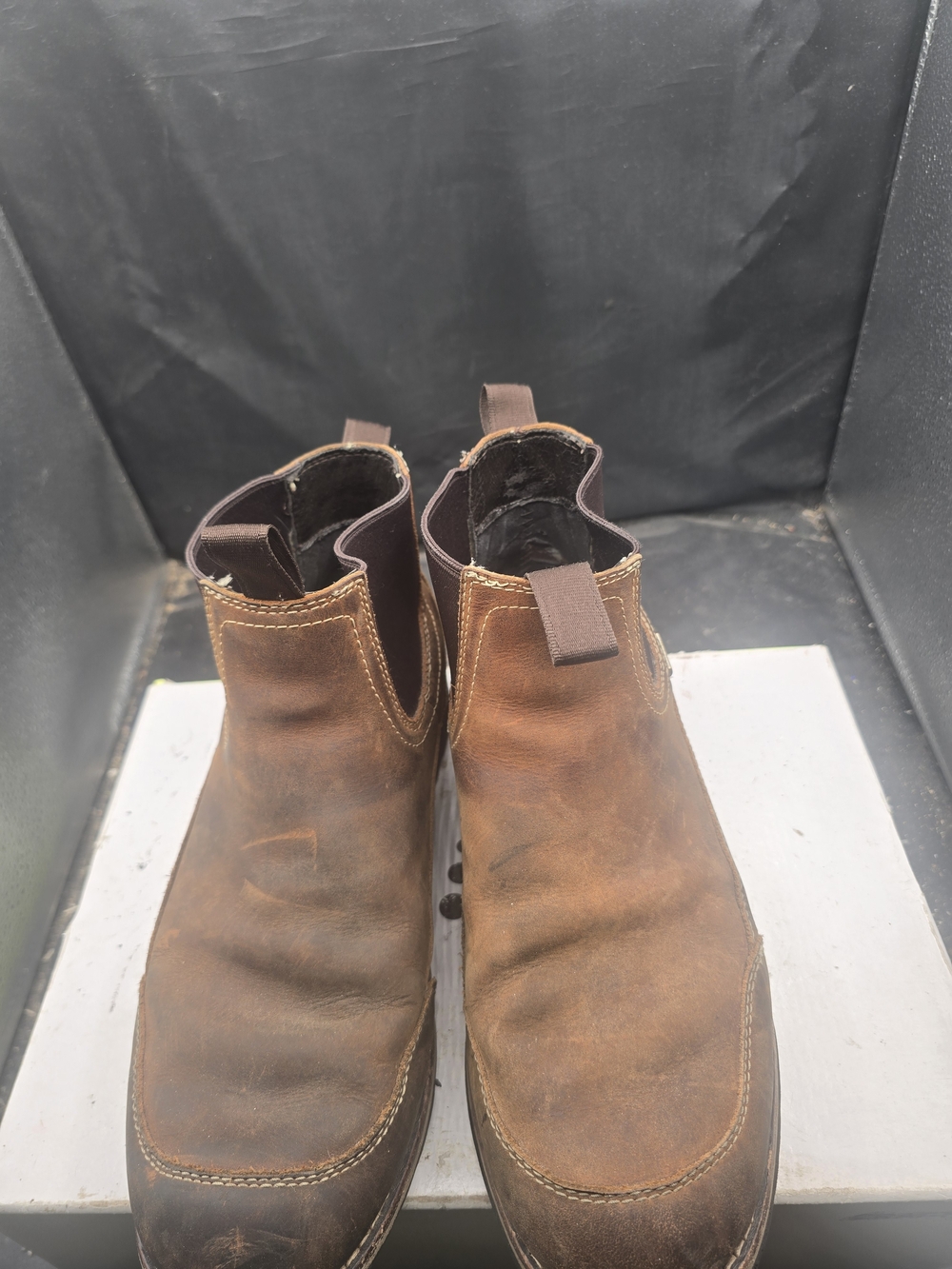 RedHead Men's Brown Leather Chukka Boots